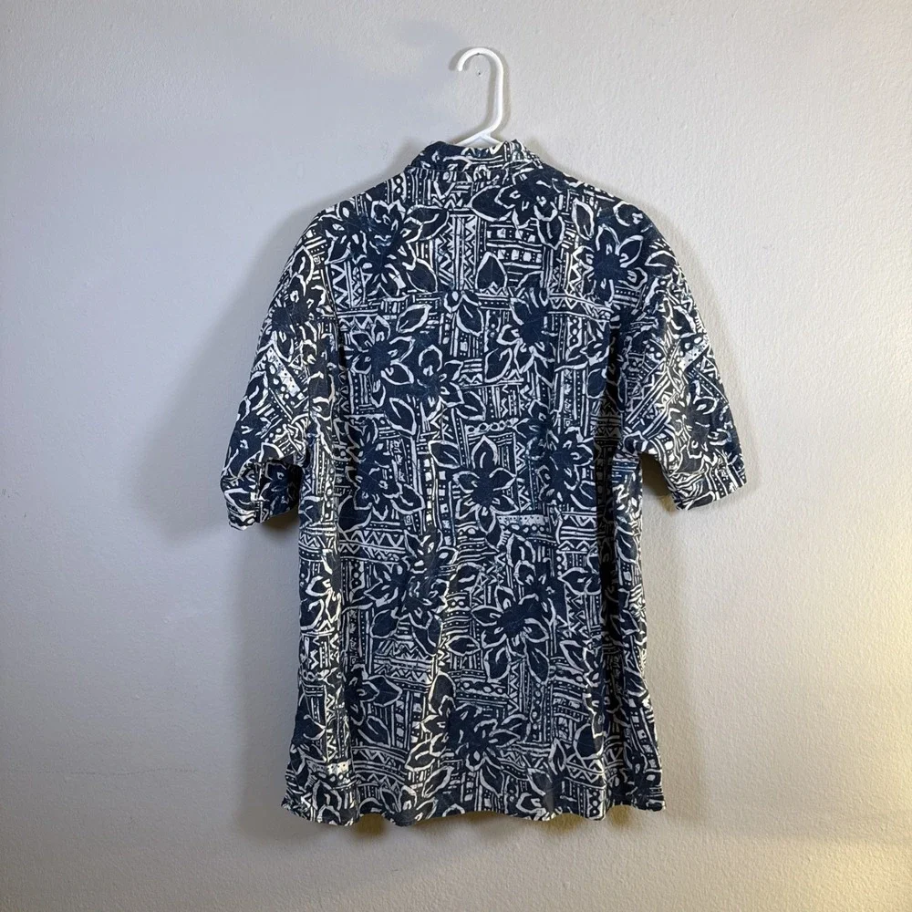 GH Bass Co Men's Short Sleeve Button Up Hawaiian Shirt Large. Vintage Cool‎
